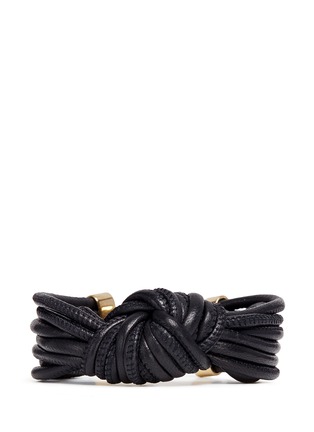 Main View - Click To Enlarge - ISABEL MARANT - 'Caravanes' leather cord knot bracelet