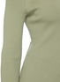  - DION LEE - Shoulder cutout rib knit top