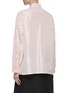 Back View - Click To Enlarge - PRADA - Patch pocket taffeta blouse
