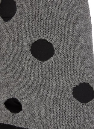  - PRADA - Perforated Turtleneck Wool Sweater