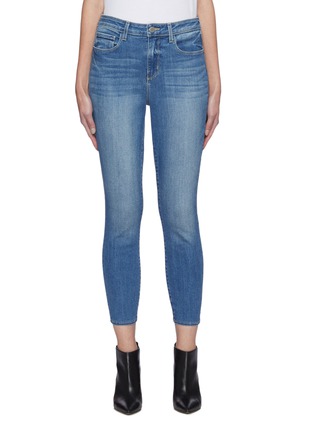 Main View - Click To Enlarge - L'AGENCE - 'Margot' light wash skinny jeans