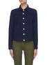 Main View - Click To Enlarge - L'AGENCE - Celine' Contrast Button Linen Jacket