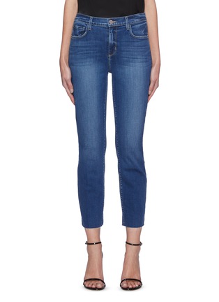 Main View - Click To Enlarge - L'AGENCE - 'Sada' cropped slim jeans