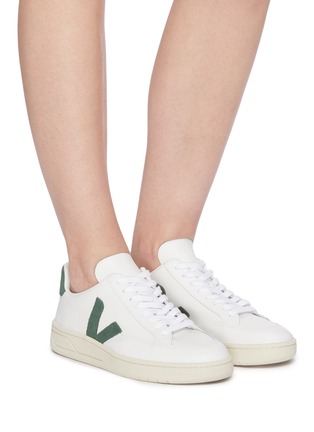 Figure View - Click To Enlarge - VEJA - V-12' Low Top Leather Sneakers