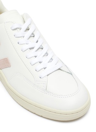 Detail View - Click To Enlarge - VEJA - V-12' Low Top Leather Sneakers