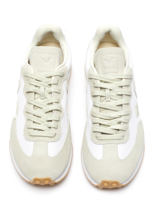 Detail View - Click To Enlarge - VEJA - Rio Branco' Lace Up Suede Mesh Sneakers