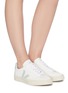 Figure View - Click To Enlarge - VEJA - Campo' Lace Up ChromeFree Leather Sneakers