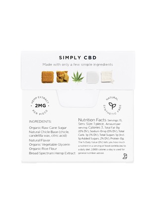Detail View - Click To Enlarge - SIMPLY GUM - Chewing gum – 30MG CBD