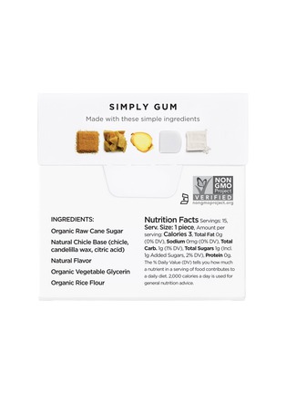 Detail View - Click To Enlarge - SIMPLY GUM - Natural chewing gum – Ginger