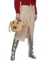 Figure View - Click To Enlarge - ANYA HINDMARCH - 'Donkey' Woven Seagrass Small Tote