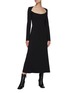 Figure View - Click To Enlarge - THE ROW - Open Crewneck Maxi Dress