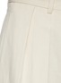  - THE ROW - Front Pleat Straight Leg Cotton Blend Tailored Pants