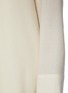 Detail View - Click To Enlarge - THE ROW - Open Mandarin Collar Wool Maxi Dress