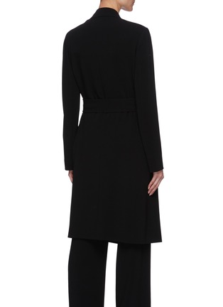 Back View - Click To Enlarge - THE ROW - Shawl collar belted wrap coat