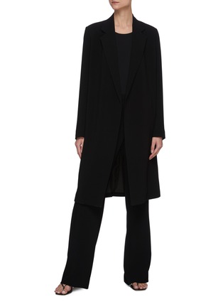 Figure View - Click To Enlarge - THE ROW - Shawl collar belted wrap coat