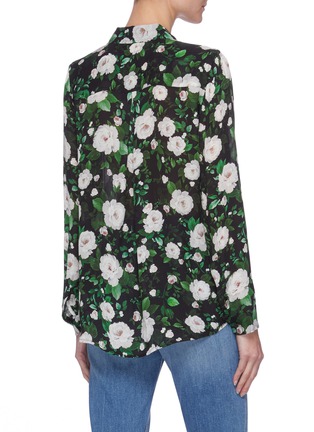 Back View - Click To Enlarge - L'AGENCE - 'Nina' floral print shirt