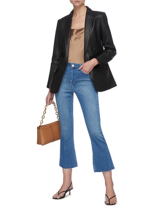 Figure View - Click To Enlarge - L'AGENCE - 'Kendra' High Rise Flare Leg Jeans