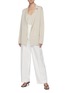 Figure View - Click To Enlarge - THE ROW - Centre Pleat Cotton Tailor Pants