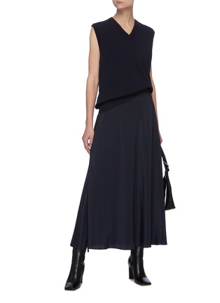 Figure View - Click To Enlarge - THE ROW - V-neck Sleeveless Merino Wool Vest
