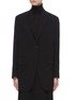 Main View - Click To Enlarge - THE ROW - Relax Fit Single Breast Virgin Wool Cashmere Silk Blend Blazer