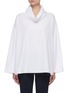 Main View - Click To Enlarge - THE ROW - Drape Collar Cotton Blouse