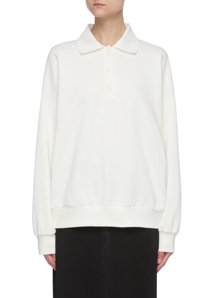 Main View - Click To Enlarge - THE ROW - Long Sleeve Polo Shirt
