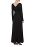 Back View - Click To Enlarge - THE ROW - V-neck Flare Maxi Dress