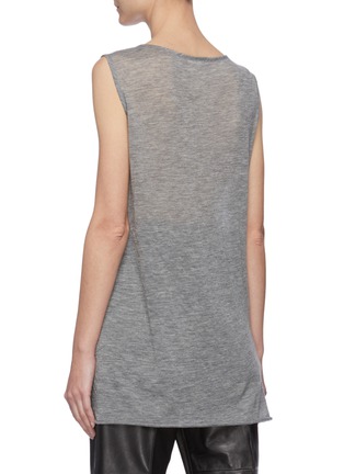 Back View - Click To Enlarge - THE ROW - Sleeveless Cashmere Top