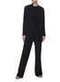 Figure View - Click To Enlarge - THE ROW - High waist straight leg suiting pants