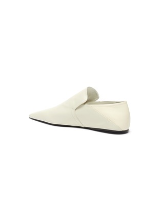  - JIL SANDER - Embellished step in leather loafers