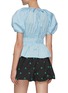 Back View - Click To Enlarge - MING MA - Balloon Sleeve Gather Waist Blouse