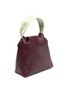 Detail View - Click To Enlarge - JIL SANDER - Crush' medium leather handbag