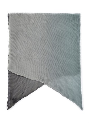 Detail View - Click To Enlarge - FRANCO FERRARI - Creponne plisse silk scarf
