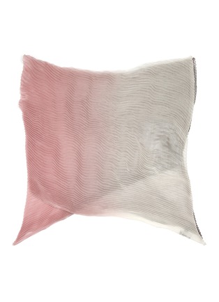 Detail View - Click To Enlarge - FRANCO FERRARI - Creponne plisse silk scarf