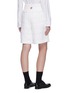 Back View - Click To Enlarge - THOM BROWNE  - Wrap tweed shorts