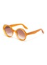 Main View - Click To Enlarge - LAPIMA - 'Carlota' Round Acetate Frame Sunglasses