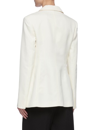 Back View - Click To Enlarge - JIL SANDER - Cotton-silk blend blazer