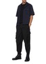 Figure View - Click To Enlarge - EQUIL - Drawcord Waist Cargo Pocket Crop Sweatpants