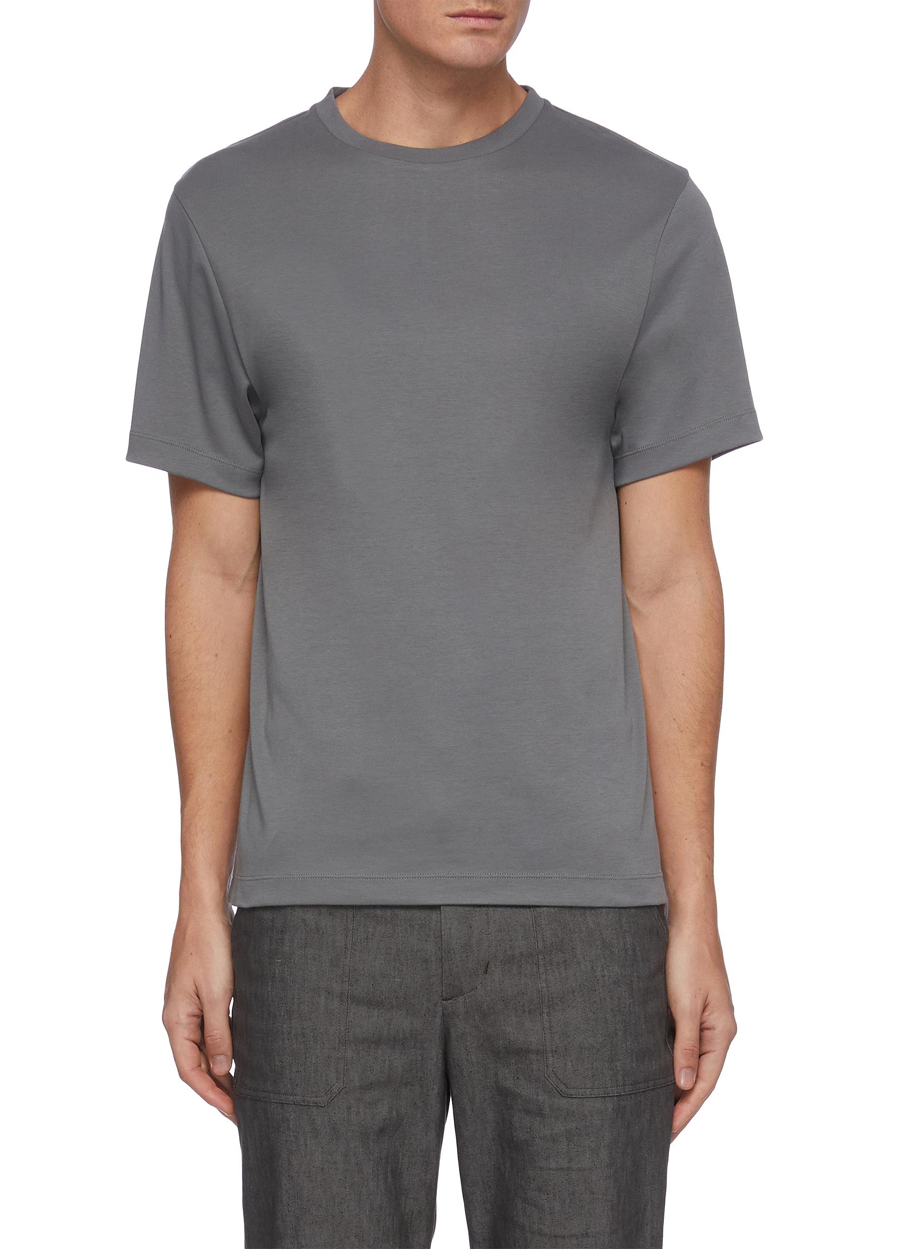 Equil Slim Cotton T-shirt In Grey