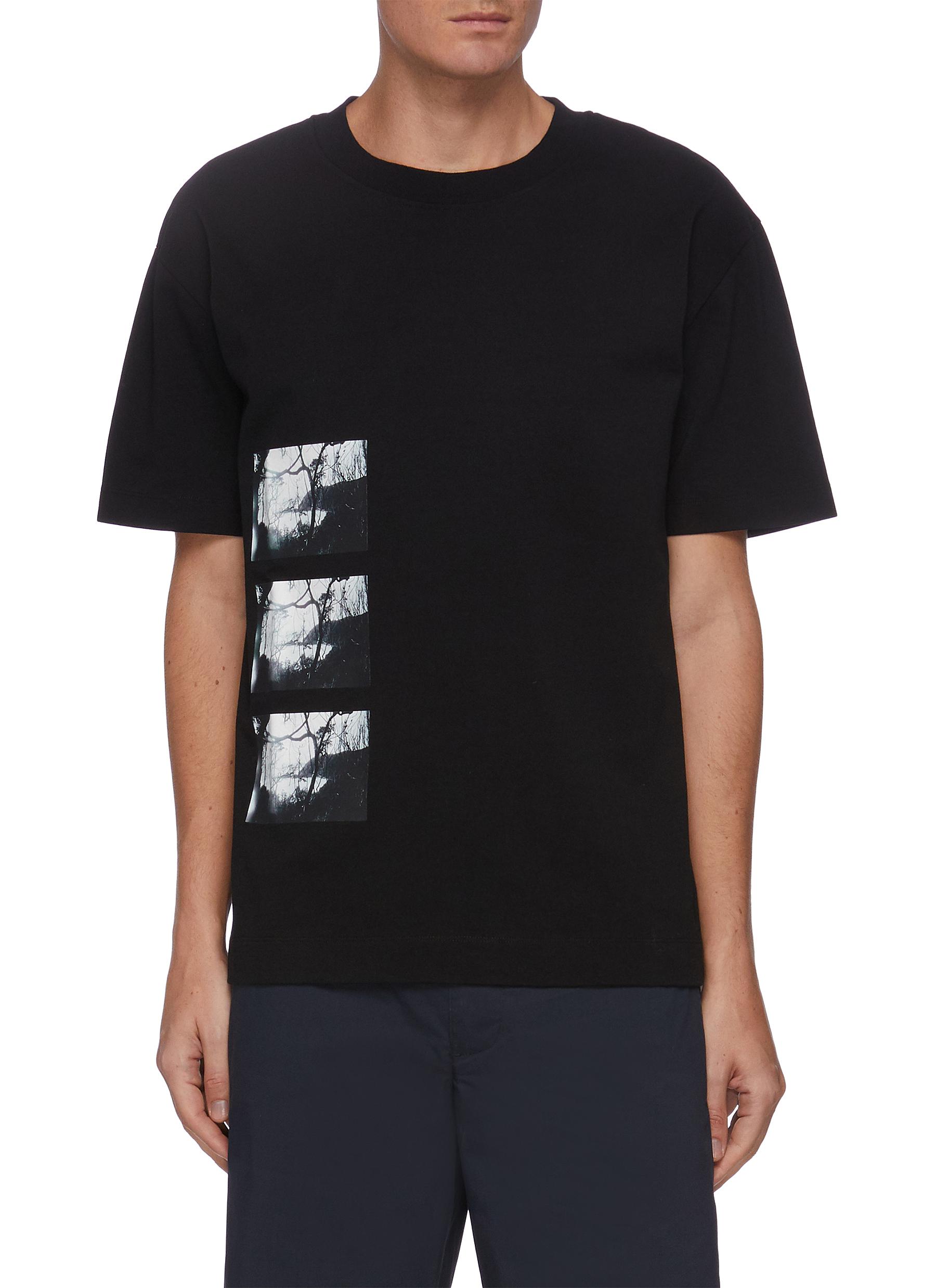 Equil X Filippa Edghill Graphic Print T-shirt In Black