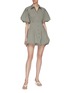 Figure View - Click To Enlarge - SIMKHAI - 'Cleo' Pleat Poplin Balloon Mini Dress