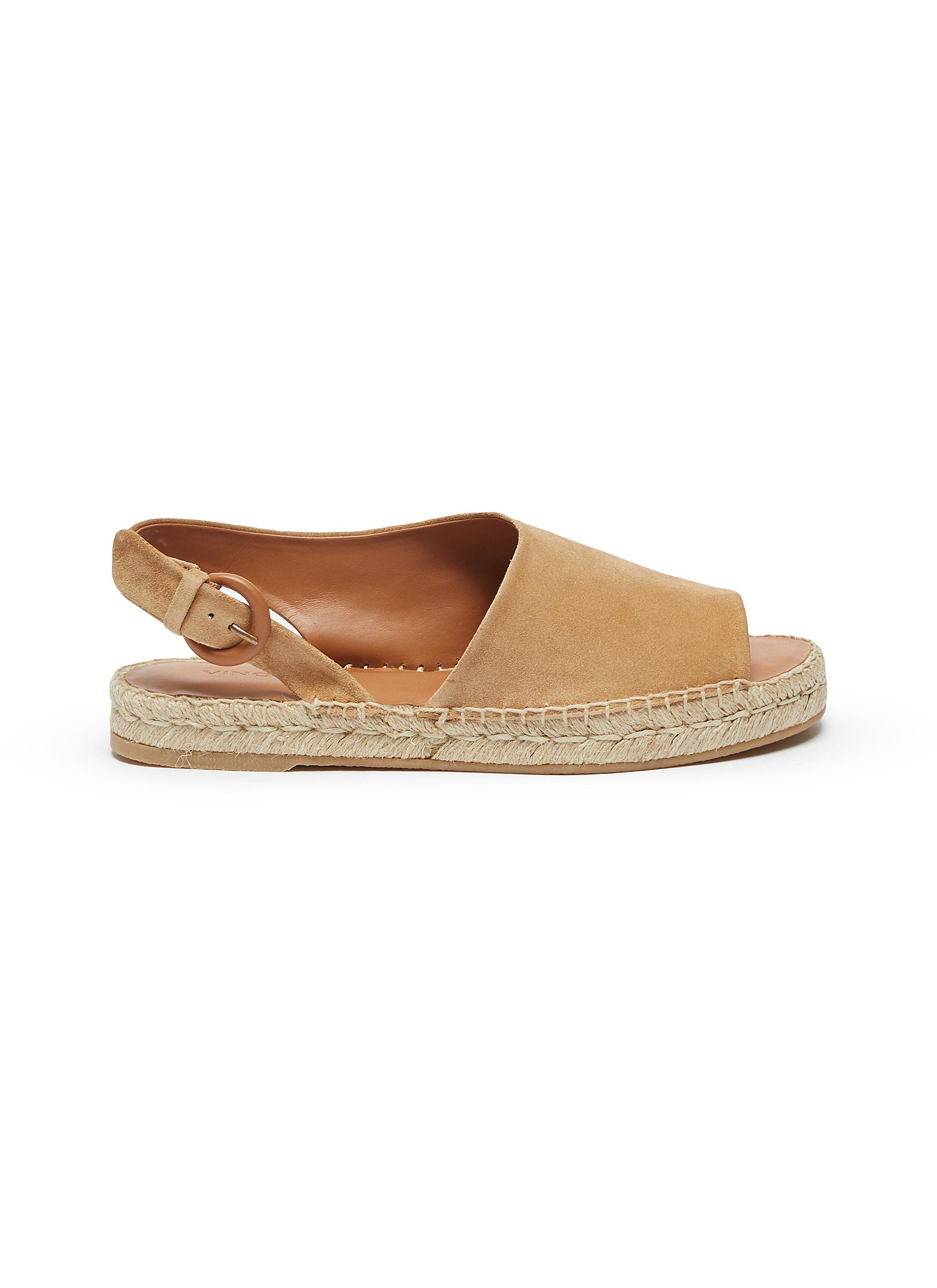 slip on espadrille sandals