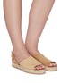 Figure View - Click To Enlarge - VINCE - 'Linton' Asymmetric Strap Espadrille Sandals