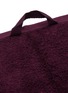 Detail View - Click To Enlarge - TEKLA - Organic Cotton Washcloth – Plum Red