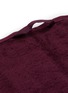Detail View - Click To Enlarge - TEKLA - Organic Cotton Guest Towel – Plum Red