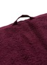 Detail View - Click To Enlarge - TEKLA - Organic Cotton Bath Towel – Plum Red