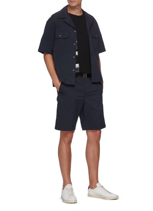 Figure View - Click To Enlarge - EQUIL - Chest patch pocket short sleeve shirt