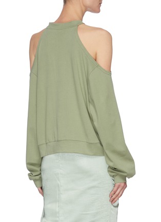 Back View - Click To Enlarge - JONATHAN LIANG - Off-shoulder Sweater