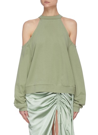 Main View - Click To Enlarge - JONATHAN LIANG - Off-shoulder Sweater