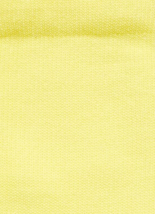 Detail View - Click To Enlarge - SOCKSSS - Lemon Snow' Rib Cuff Tennis Socks